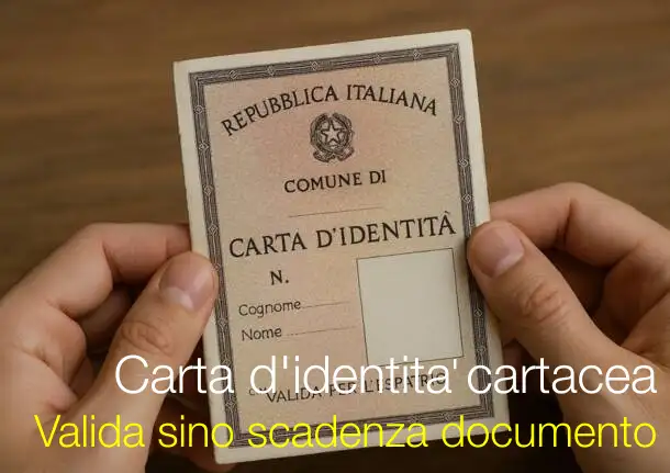 Circolare PCM Prot. n. 15849 del 30 giugno 2026 / Carta d'identità cartacea - valida sino a scadenza documento